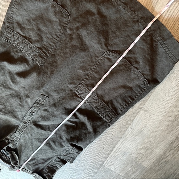 Banana Republic Olive Utility Canvas Shirt Dress Medium - Picture 10 of 10